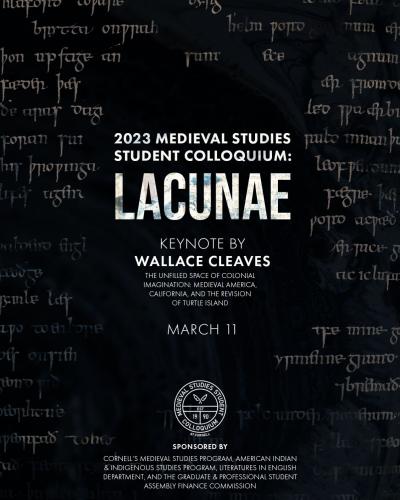 2023 Medieval Studies Student Colloquium: Lacunae