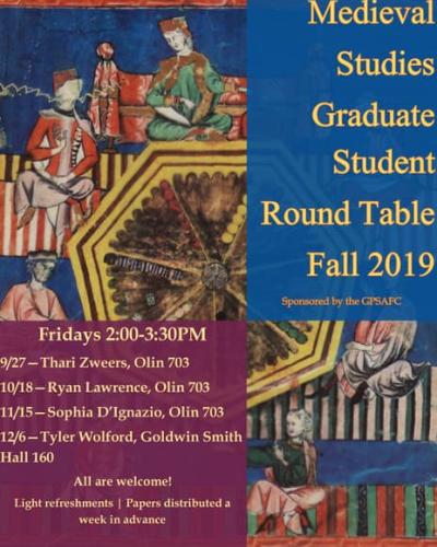 Medieval Studies Graduate Roundtable Fall Poster